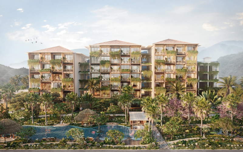 Apec Mandala Retreats Kim Bôi Hoà Bình – HeatEnvi Việt Nam cung cấp hệ thống bơm nhiệt nước nóng heat pump cho bể khoáng nóng